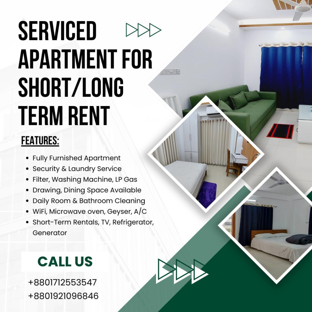 2 BHK Serviced Apartment for Short or Long-Term Rent